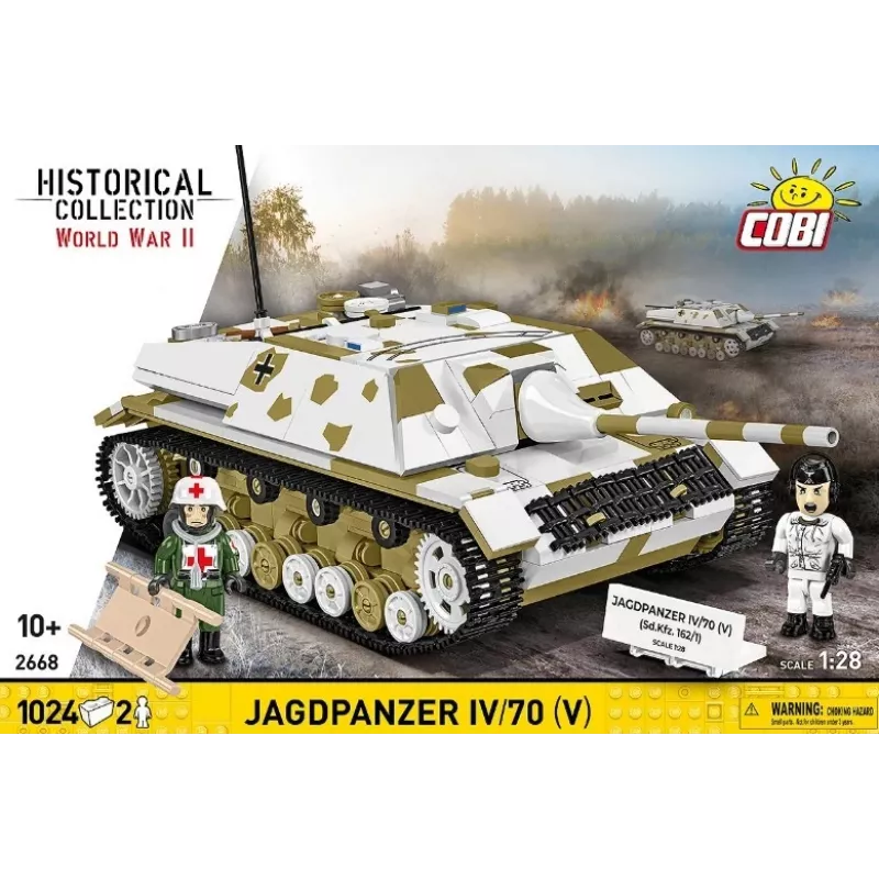 COBI KLOCKI Historical Collection Jagdpanzer IV/70 (V) (Sd.Kfz.162/1) Būvbloku komplekts 1024 gab.
