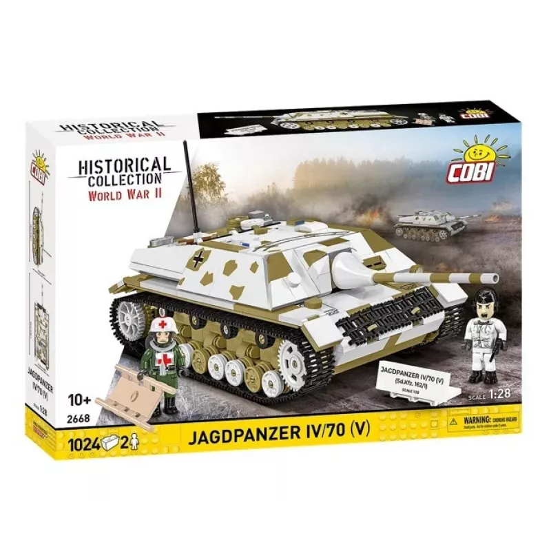 COBI KLOCKI Historical Collection Jagdpanzer IV/70 (V) (Sd.Kfz.162/1) Būvbloku komplekts 1024 gab.