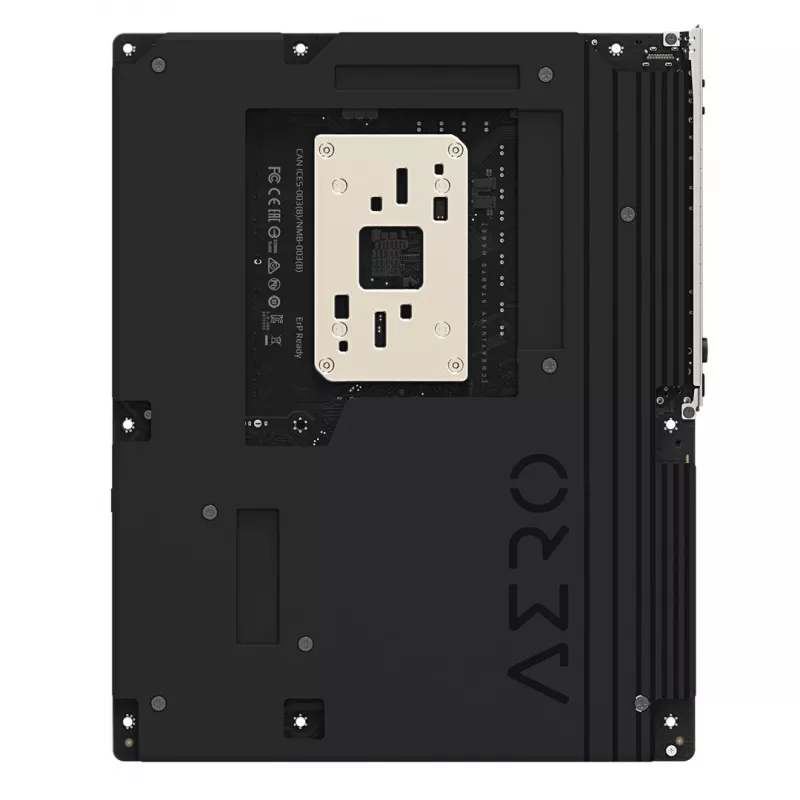 Gigabyte X870E AERO X3D DARK WOOD mātesplate - Atbalsta AMD Ryzen 9000 CPU, 16+2+2 fāžu digitālais VRM, līdz 9000 MHz DDR5 (OC), 2x PCIe 5.0 + 2x PCIe 4.0, Wi-Fi 7, 5GbE LAN, USB 4