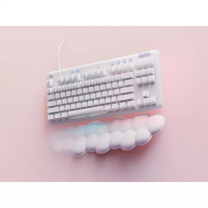Logitech G G713 TKL mehāniskā spēļu tastatūra - White Mist (Aurora Collection)