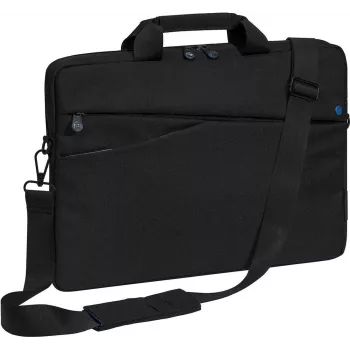 PEDEA FASHION Notebook Messenger Bag 17,3 inch Black/Blue