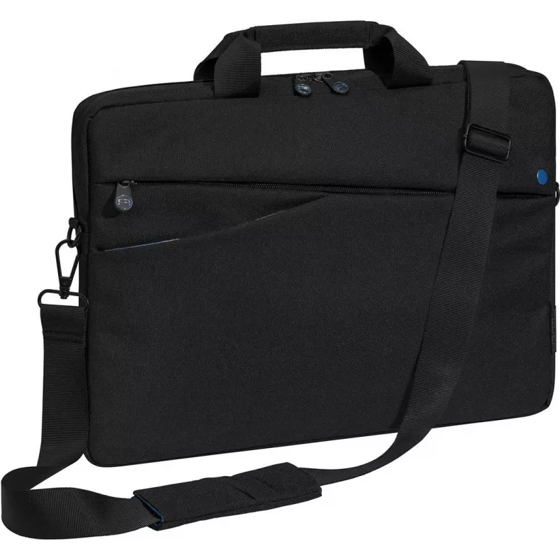 PEDEA FASHION Notebook Messenger Bag 17.3 inch Black/Blue