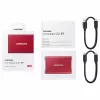 Samsung Portable SSD T7 500GB USB 3.2 Gen 2 Metallic Red ārējais cietvielu disks