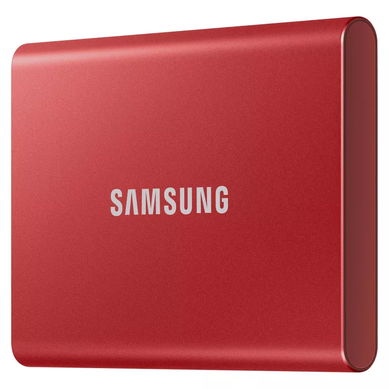 Samsung Portable SSD T7 500GB USB 3.2 Gen 2 Metallic Red ārējais cietvielu disks