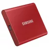Samsung Portable SSD T7 500GB USB 3.2 Gen 2 Metallic Red ārējais cietvielu disks