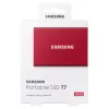 Samsung Portable SSD T7 500GB USB 3.2 Gen 2 Metallic Red ārējais cietvielu disks