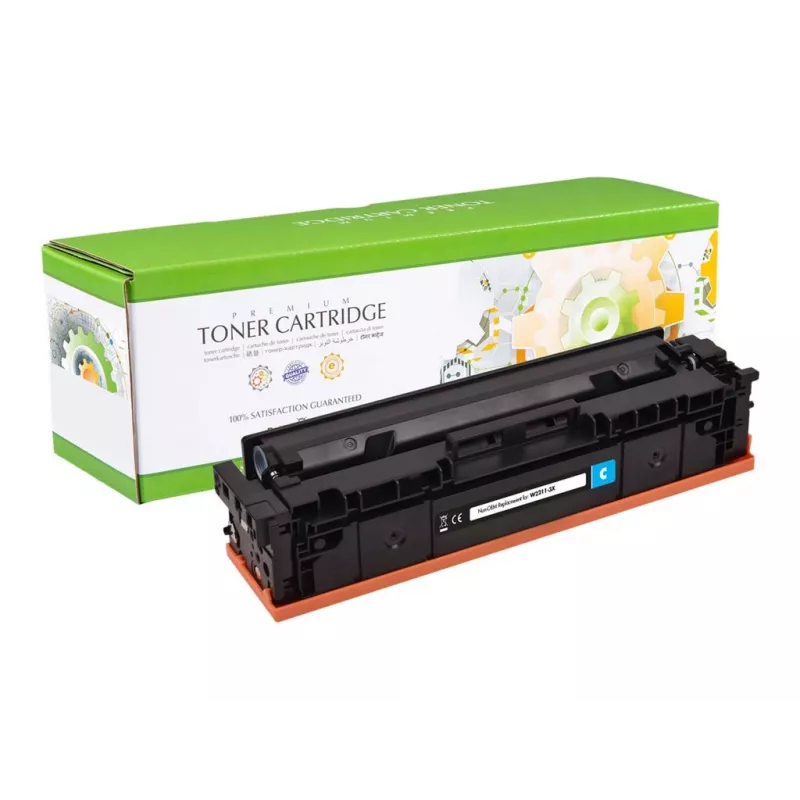 Static Control saderīga tonera kasetne ciāna augstas ietilpības HP W2211X (2450 lapas)