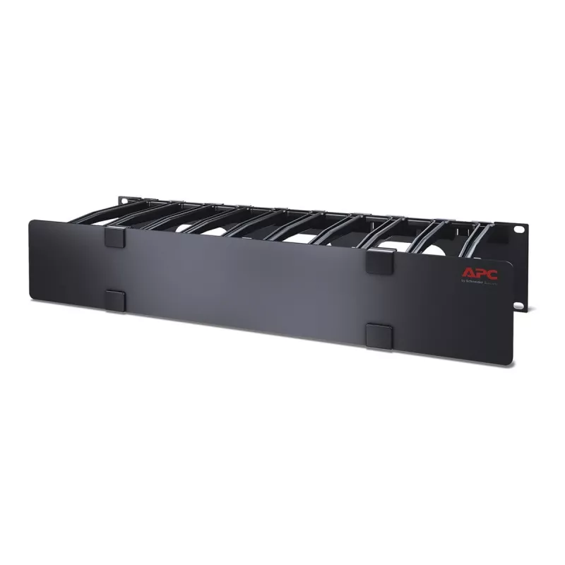 APC Horizontal Cable Manager Single-Sided 2U 6-Inch Depth with Cover