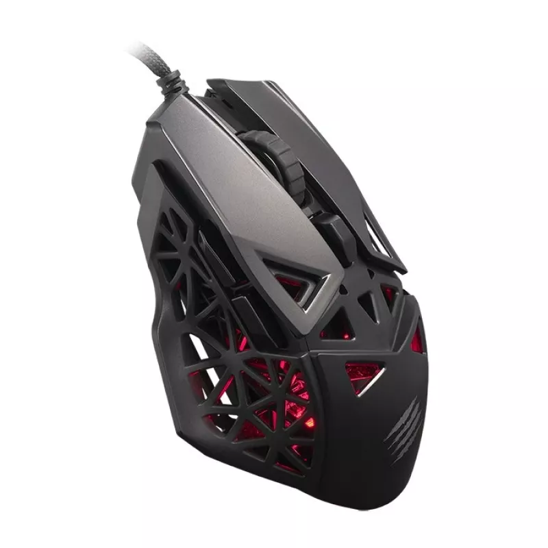 Mad Catz M.O.J.O. M1 Vadu optiskā spēļu pele - 12000 DPI - Labā roka - Melna
