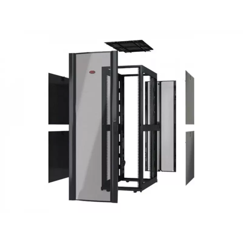 APC NetShelter SX Enclosure Without Sides - Server Rack Cabinet - Black - 42U - 19 inch