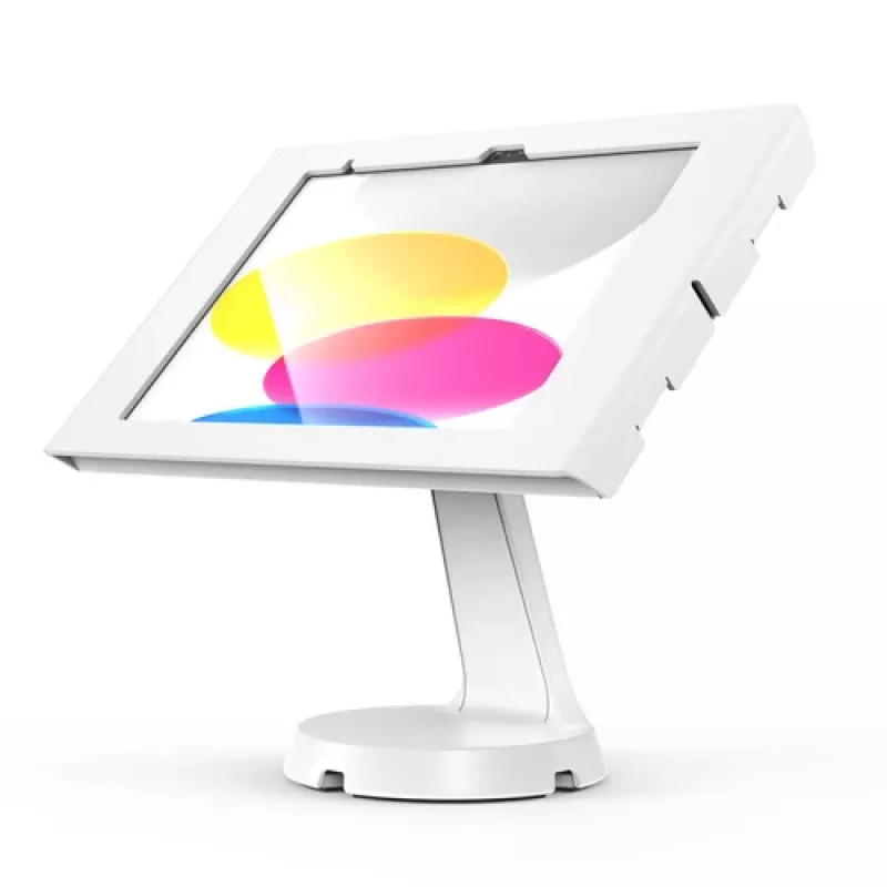 Compulocks Apex iPad 10-11 Gen Enclosure Mast Counter Stand - White