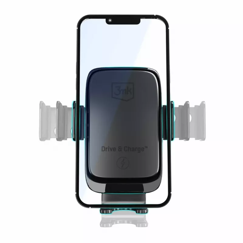 3mk Drive & Charge Auto telefona turētājs ar bezvadu lādētāju