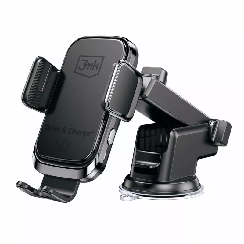 3mk Drive & Charge Auto telefona turētājs ar bezvadu lādētāju
