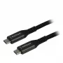 Synergy21 USB4 kabelis USB-C uz USB-C 2,0m Melns Pīts 40Gbps 240W Gen 3x2 E-Marker Chip