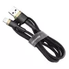 Baseus Cafule Lightning to USB-A kabelis 1m Melns/Zelts