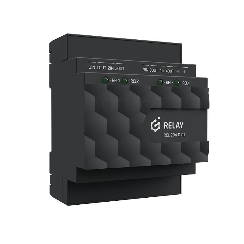 GRENTON Relay Output Module (4 Outputs) DIN Rail Mounting TF-BUS