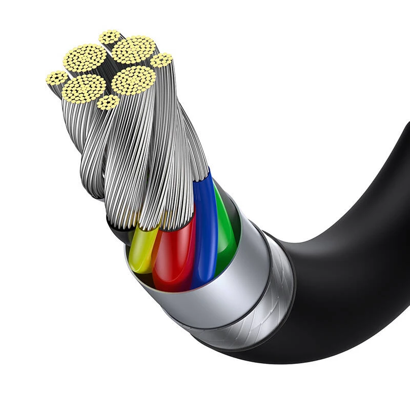 Baseus Superior USB-C to USB-C kabelis 1m Melns 100W Ātra uzlāde un datu sinhronizācija