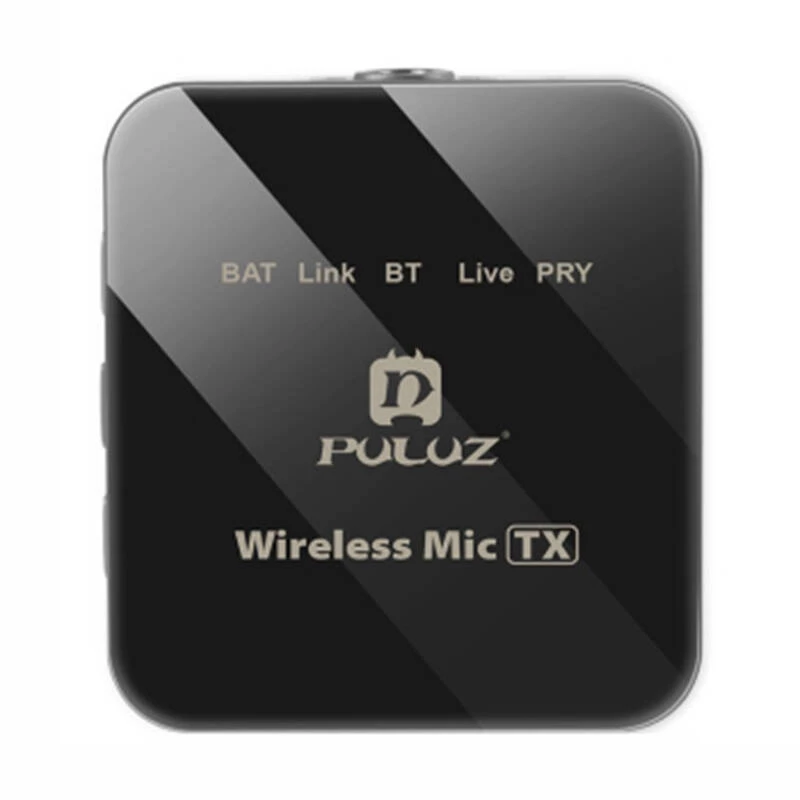 PULUZ PU648B Bezvadu Mikrofons (USB-C) - Profesionāls Lavaljē Mikrofons ar ENC Trokšņu Samazināšanu, 10m Diapazons, 12h Akumulators