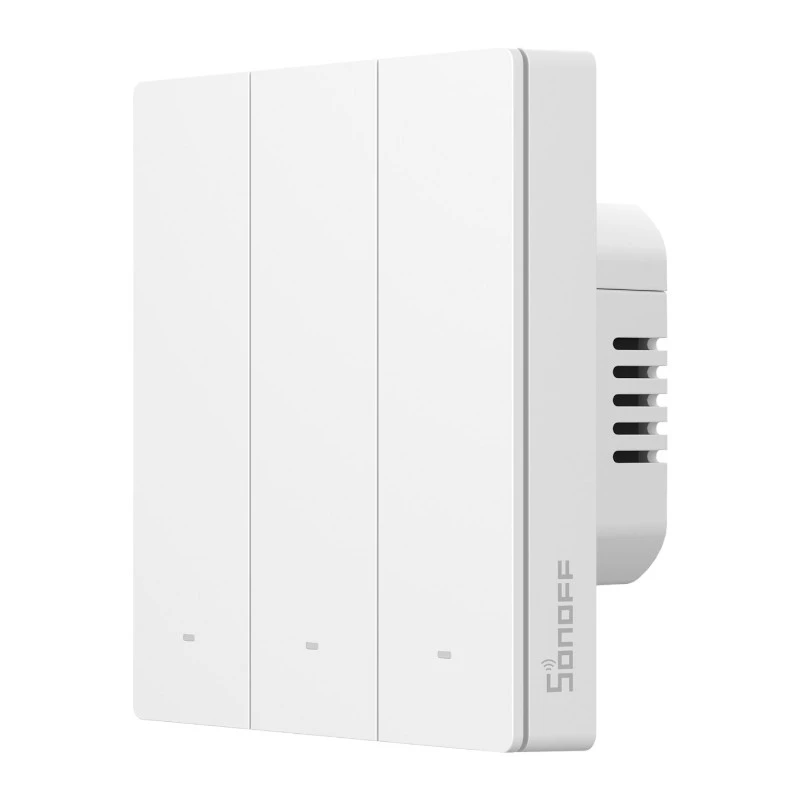 SONOFF M5-3C-86W WiFi Matter viedais sienas slēdzis (3 kanāli) Balts
