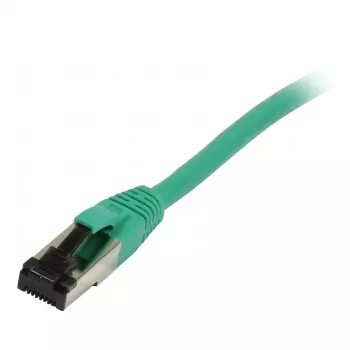 Synergy21 Patch Cable RJ45, CAT8.1 2000MHz, 0,15m, Green, S-STP (S/FTP), TPE/LSZH (SuperFlex), AWG26