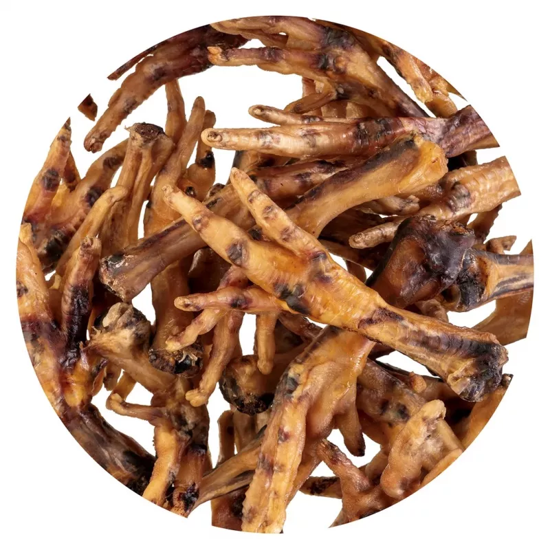 PETITTO Kaltētas vistas kājas suņu gardums 1kg