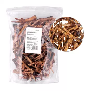 PETITTO Kaltētas vistas kājas suņu gardums 1kg