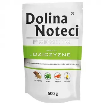Dolina Noteci Premium Venison Rich mitrā suņu barība 500g
