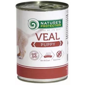 NATURE'S PROTECTION Puppy Veal Slapjā barība kucēniem 400 g