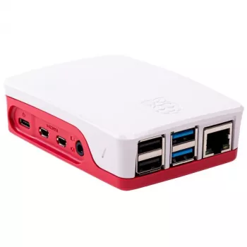 Raspberry Pi 4 Case Red/White Official Protective Enclosure