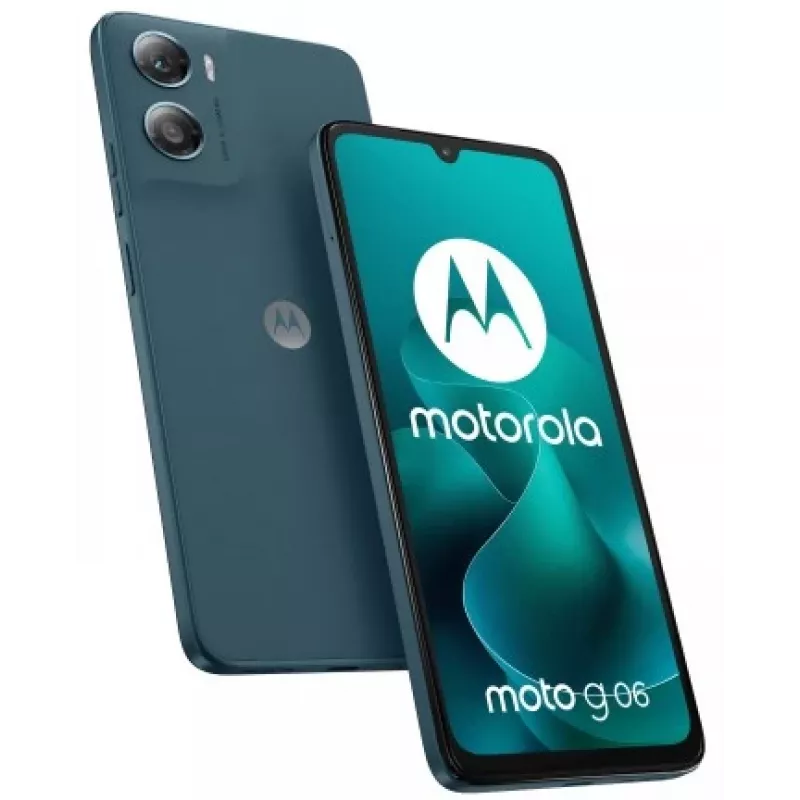 Motorola G06 Tapestry 4/64GB viedtālrunis, 6.88 inch displejs, 50MP kamera, Dual SIM, 4G LTE, Tapestry Blue