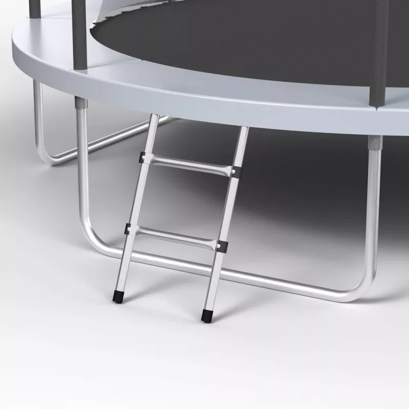 REBEL Active Trampoline PRO 10ft/305 cm ar drošības tīklu, Melns/Zils