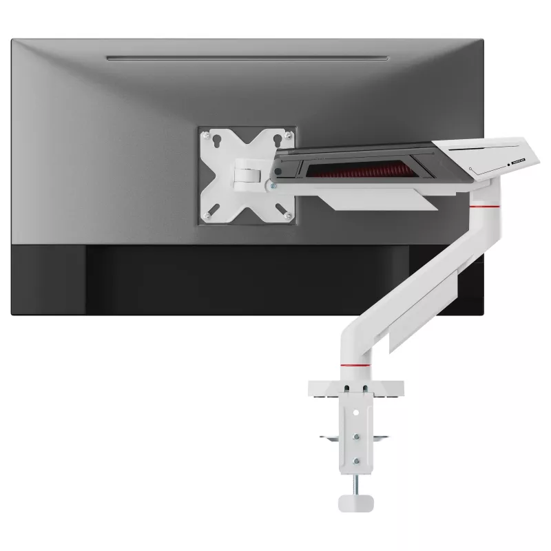 Equip Galda stiprinājums 17-40 inch ekrāniem, 360° rotācija, 12 kg, Melns/Balts