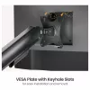 Equip Divu Monitoru Galda Stiprinājums 17-32 inch Ekrāniem, 360° Rotācija, Gāzes Atspere, 9 kg Ietilpība, Melns