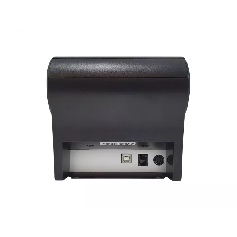 Equip 58/80mm Thermal POS Receipt Printer ar automātisko griezēju, USB/Bluetooth/WiFi/kases atvilktnes savienojums, melns