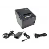 Equip 58/80mm Thermal POS Receipt Printer ar automātisko griezēju, USB/Bluetooth/WiFi/kases atvilktnes savienojums, melns