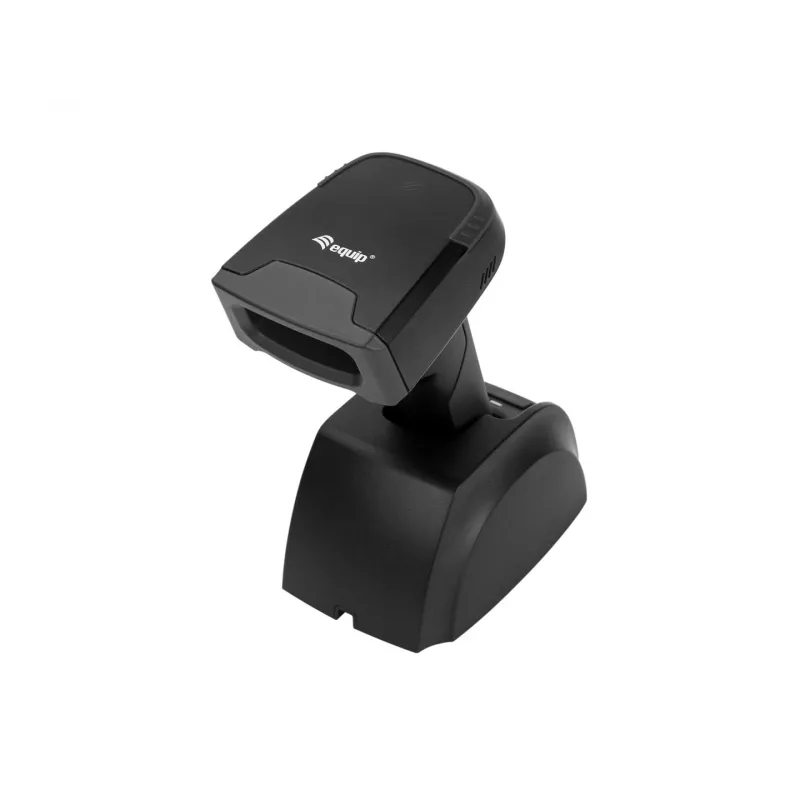 Equip 2D svītrkodu skeneris lāzera bezvadu/2.4GHz+BT+USB pelēks