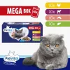 PREVITAL Mega Box Teļa gaļa, lasis, aknas, vista - Slapjā kaķu barība - 40x100g