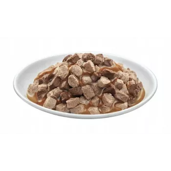 PREVITAL Mega Box Teļa gaļa, lasis, aknas, vista - Slapjā kaķu barība - 40x100g