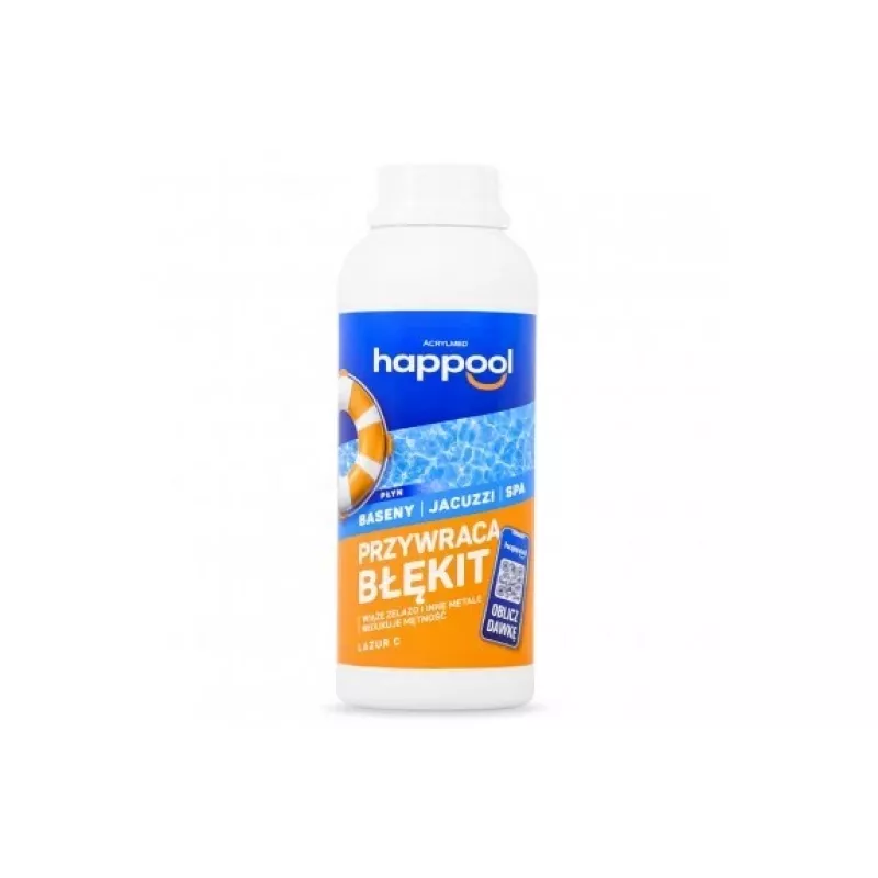 Acrylmed LAZUR C Šķidrums duļķainu nogulšņu noņemšanai no peldbaseina ūdens, 0,5 L