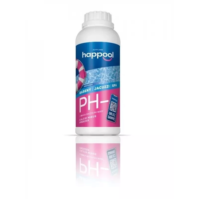 Acrylmed CALCID MINUS Pulveris pH līmeņa pazemināšanai peldbaseina ūdenī, 1 kg