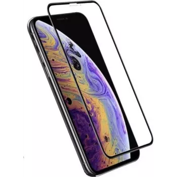 KAPSOLO Rūdīta stikla ekrāna aizsargs Samsung Galaxy S21+ (3D izliekts, pilns pārklājums, 9H cietība, pret skrāpējumiem, pret pirkstu nospiedumiem) - KAP30396