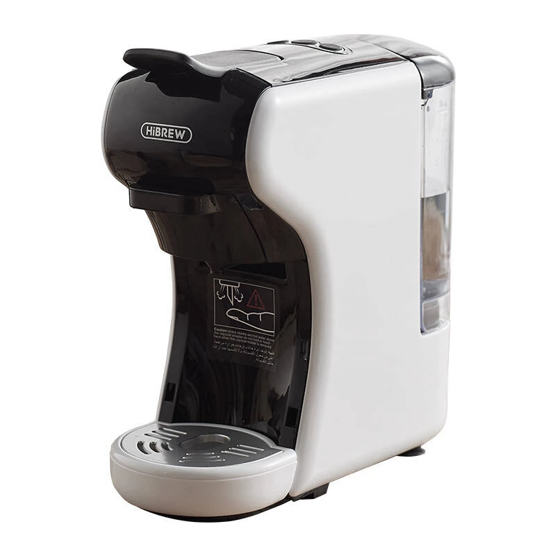 HiBREW H1A 4-in-1 kapsulu kafijas automāts, balts, 19 bāri, 1450 W, 0,6 L