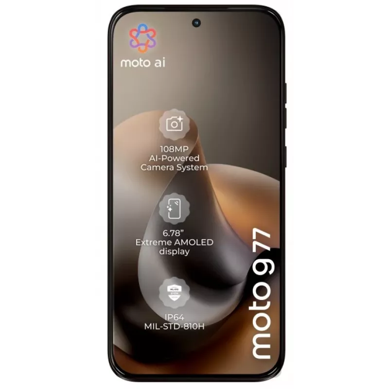 MOTOROLA G77 8GB 128GB 6.78 collu pOLED 120Hz 108MP Divas SIM 5G Melna Olīva