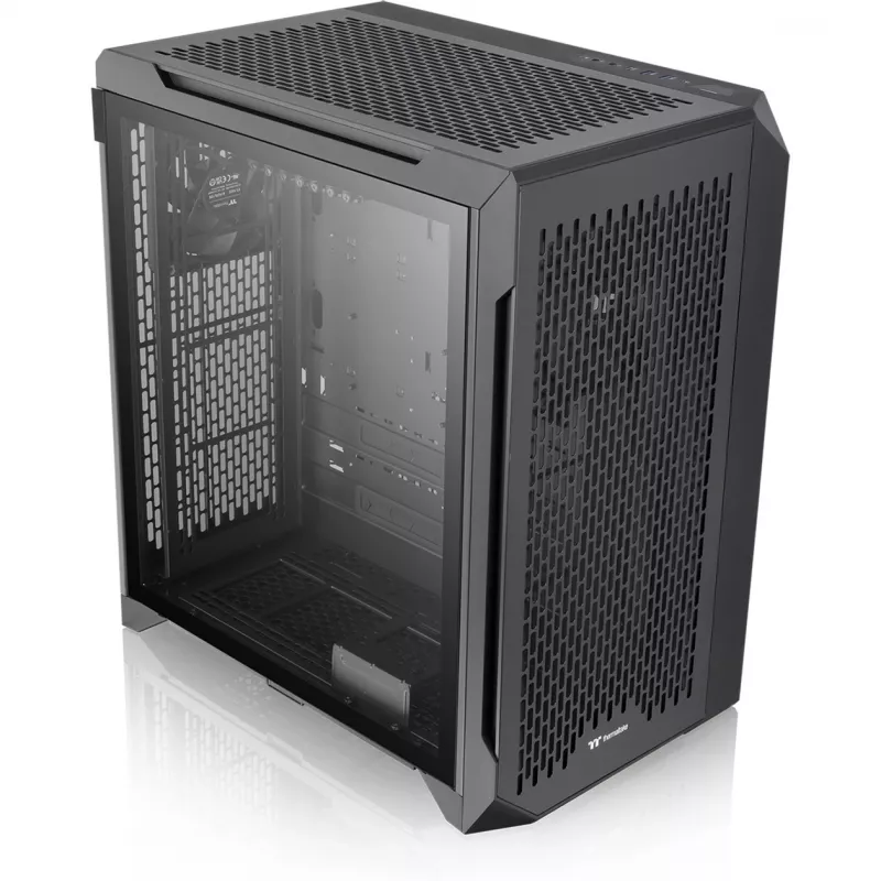 Thermaltake CTE C700 Air Mid Tower E-ATX korpuss ar rūdīta stikla sānu paneli melns