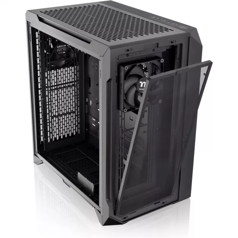 Thermaltake CTE C700 Air Mid Tower E-ATX korpuss ar rūdīta stikla sānu paneli melns