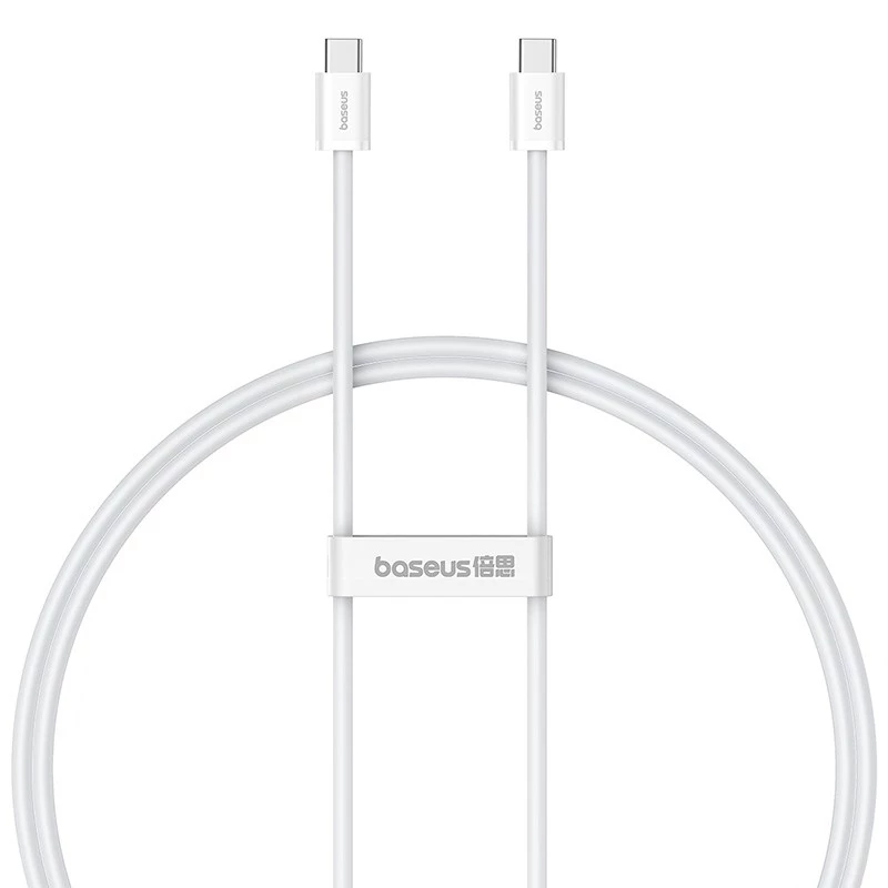 Baseus Superior USB C to USB C datu kabelis 1 m 30 W Balts