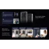 EZVIZ HP7 Pro 4K IP Video Intercom komplekts ar 7 collu skārienekrāna monitoru, Wi-Fi 6, plaukstu skeneri, sejas atpazīšanu, RFID, IP65 durvju staciju