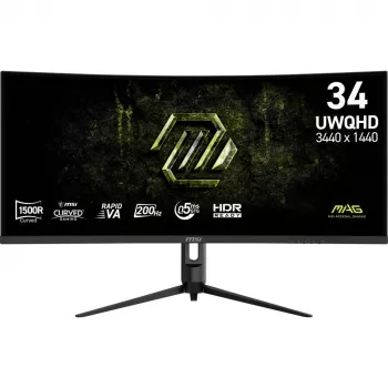 MSI MAG 342CQRFDE E20 34 collu UWQHD 200Hz izliekts spēļu monitors