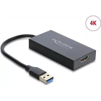 Delock Adapter USB Type-A Male to HDMI Female 4K