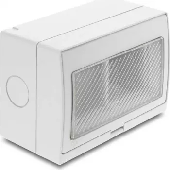 Delock Easy 45 Surface Mount Enclosure IP55 Waterproof 4 Port (81624)
